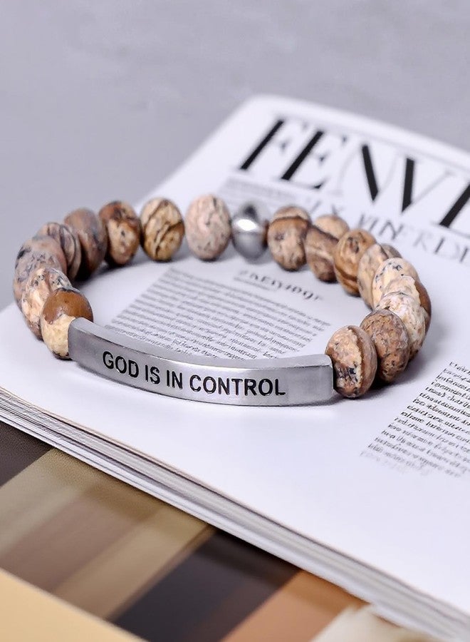 72ore God Is in Control Bracelet God Faith Bracelet Inspirational Gifts for Women Christian Jewelry Encourage Gift for Believers - Image 4